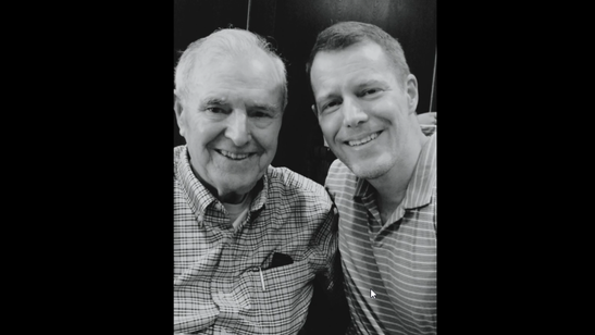 Remote Radiologist with his dad