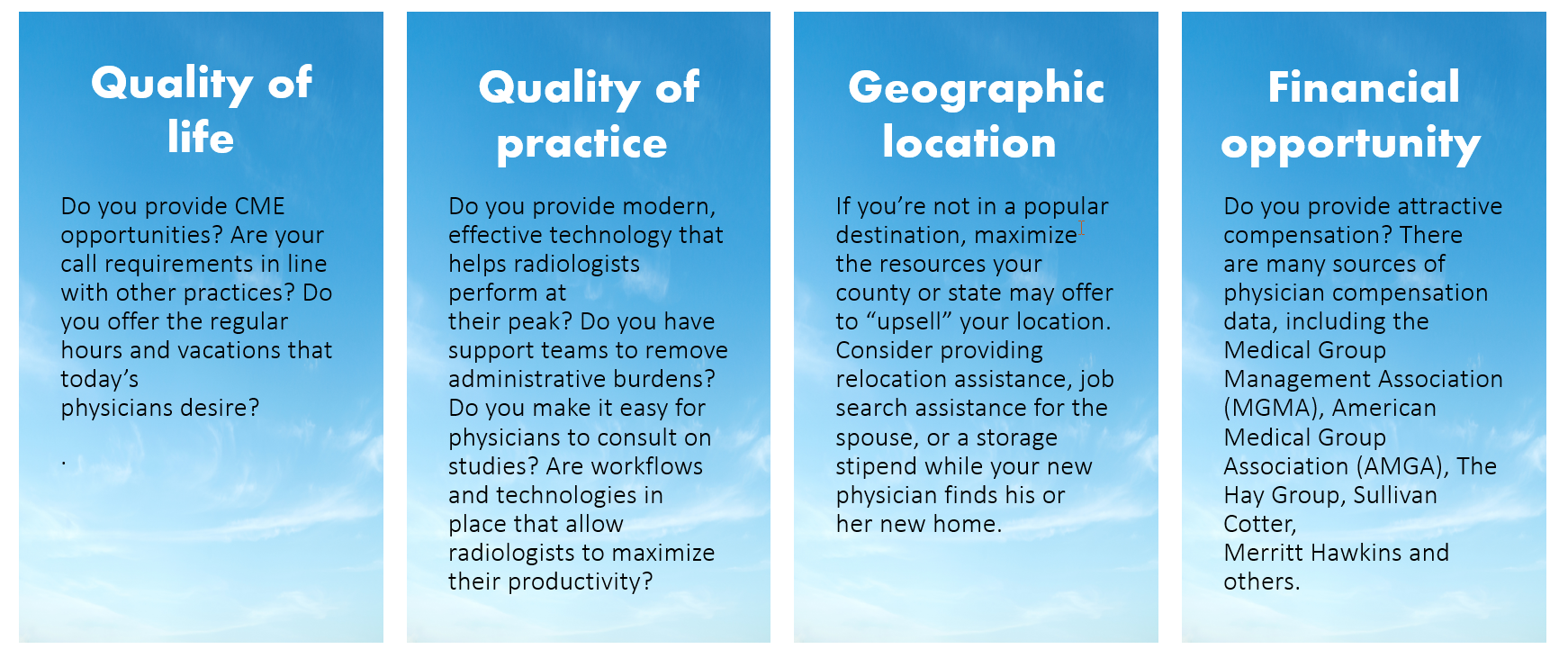 Radiologist staffing