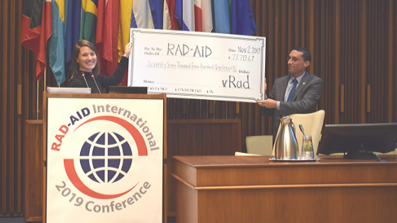 $77,000 to RAD-AID, Thanks to vRad Radiologists and the First Read Initiative
